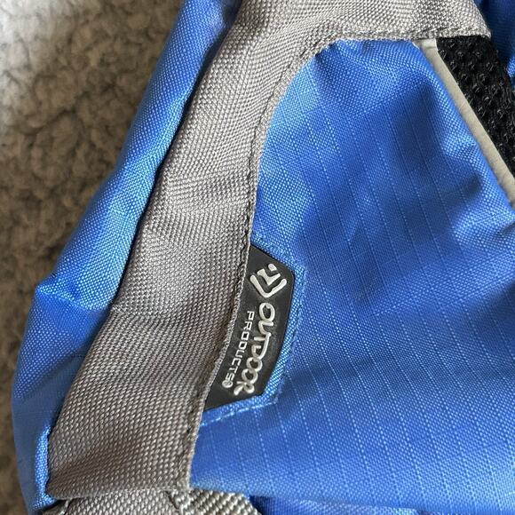 Outdoor Poducts belt bag with Water Bottle / Fanny Pack Blue/Grey Camping - Picture 2 of 15